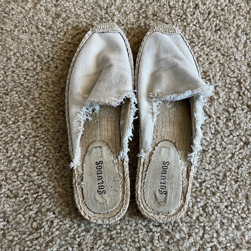 Soludos Women's Cream Espadrille Shoes